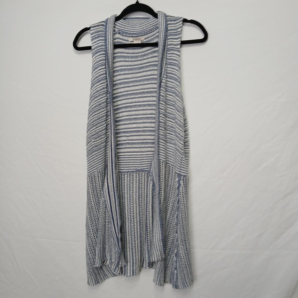 Ariat L Sleeveless Sweater Cardigan Duster Western boho Hippie Southwestern